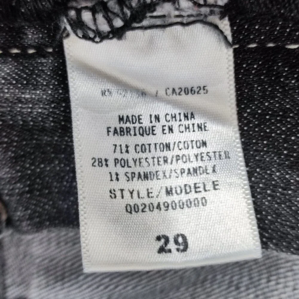 Guess Jeans women's size 29 medium washed grey colour Pismo Straight leg denim - Picture 7 of 14